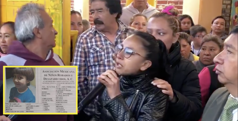 Autoridades de la escuela entregaron a Fátima a una desconocida 