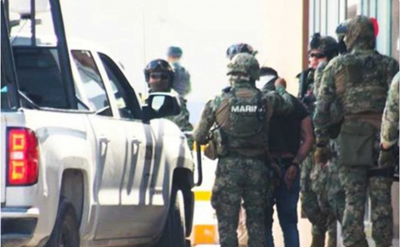 Capturan a miembros del Cártel de Santa Rosa y tres marinos en operativo