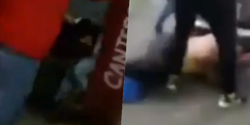 Taxistas detienen a rateros en la Álvaro Obregón y les dan “hasta para llevar”