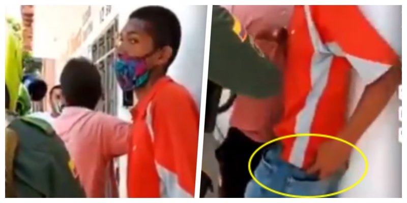 Policía SALVA a ladrón de ser linchado, pero éste le ¡roba su celular! mientras lo defendíay