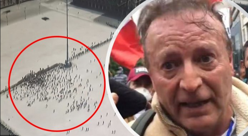 Gilberto Lozano la vuelve a aplicar. Da conferencia de prensa en el Zócalo y se RETIRA