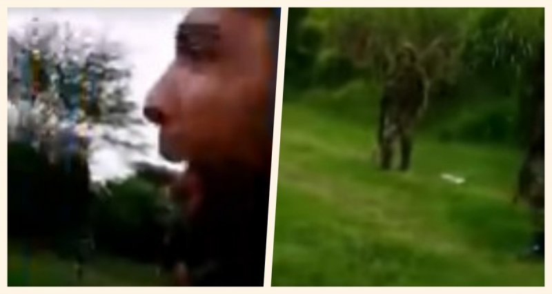 “Me la mataron esos soldados”, hombre transmite en vivo el asesinato de su esposa por el Ejército