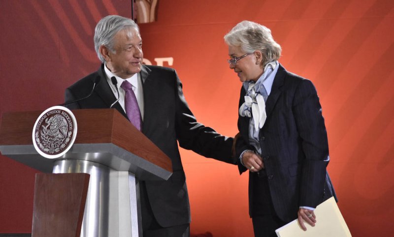 “AMLO no puede RENUNCIAR ya que fue electo por voto popular”, Olga Sánchez a FRENAAA