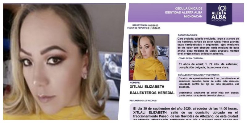 Encuentran sin vida a ENFERMERA que desapareció el 30 de septiembre