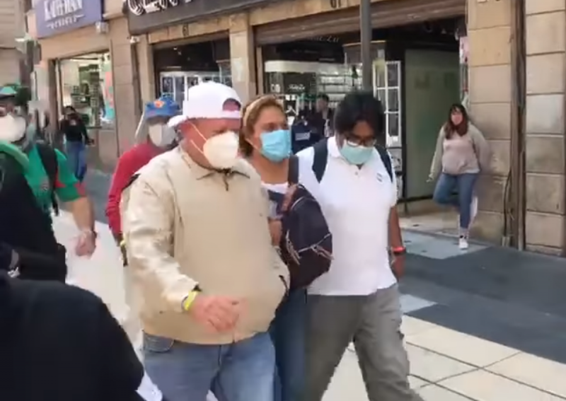 Gilberto Lozano se ESCAPA del Zócalo: me amenazaron 187 personas, dijo