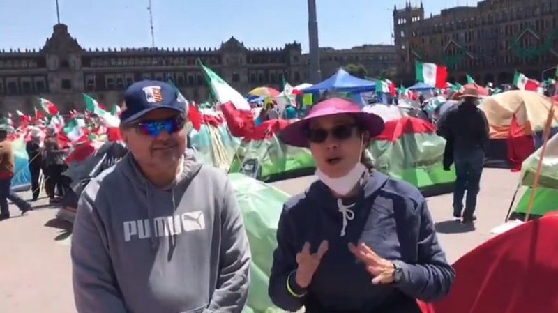 Exhiben cómo miembros de FRENAAA recluta gente: 