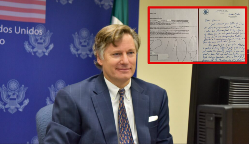 La TIERNA carta de una niña que expresa ADMIRACIÓN por México y  que conmovió al Embajador Landau