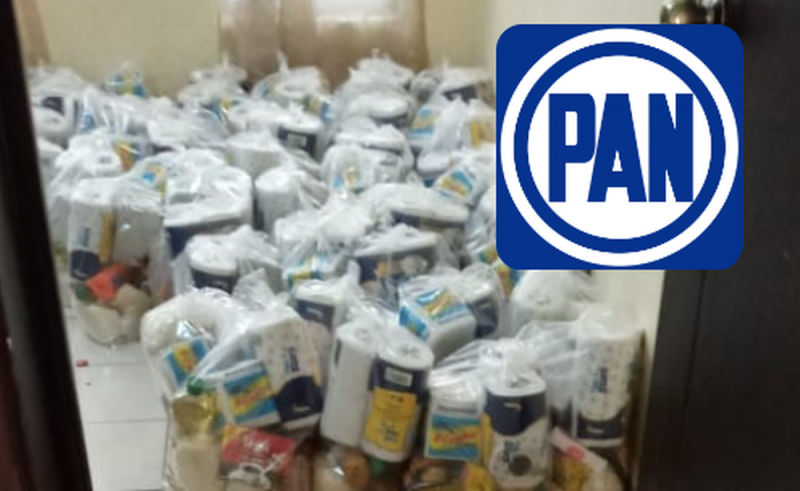 Morena descubre bodega repleta con despensas del PAN y regalos para “compra de voto” en Hidalgo