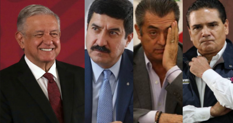 Aprobación de AMLO en territorio de Gobernadores FEDERALISTAS sigue subiendo como la espuma