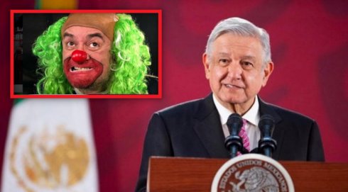 AMLO niega censura en el caso de Brozo y afirma que es simpático y que le cae bien