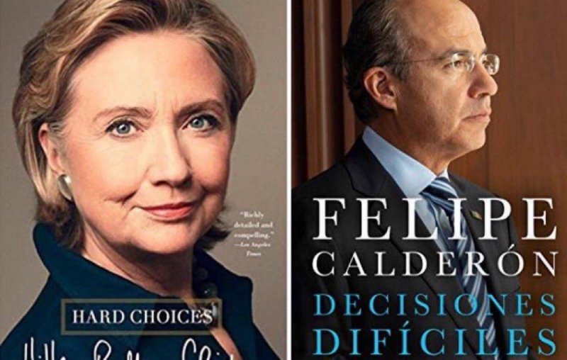 “Si se robó la presidencia, que no se robe el título de un libro”, acusan a Calderón de plagio. 