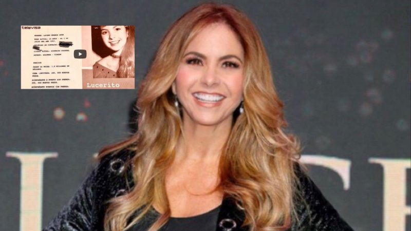 Periodista exhibe supuesta ficha de Lucero en el “prosticatálogo” de Televisa