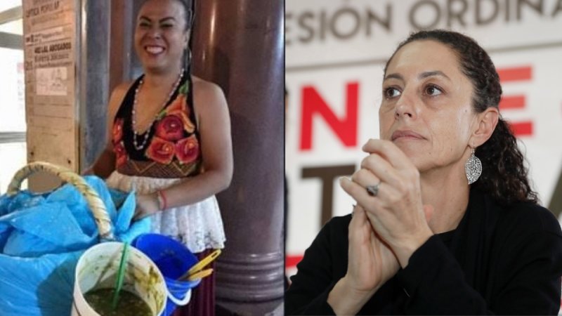 Sheinbaum “le hace el paro” a #LadyTacosDeCanasta ante agresiones de alcaldía Cuauhtémoc