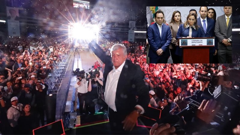 AMLO con los mexicanos VS el cartel de su oposición