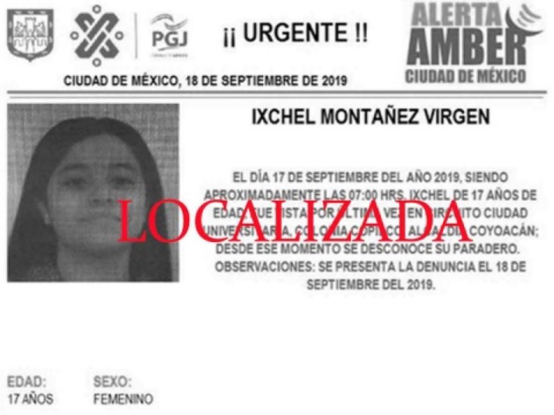 Luego de una gran movilización en redes sociales, encuentran con vida, sana y salva a Ixchel 