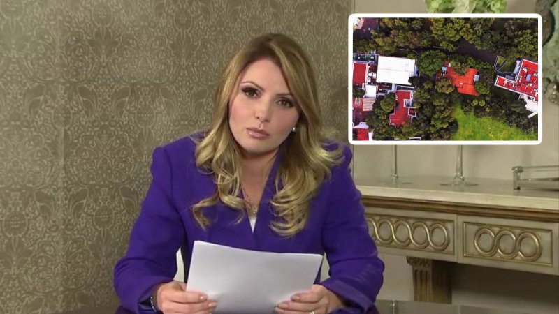 Angélica Rivera tuvo lujosa mansión en Los Pinos, con pisos de mármol y maderas importadas.