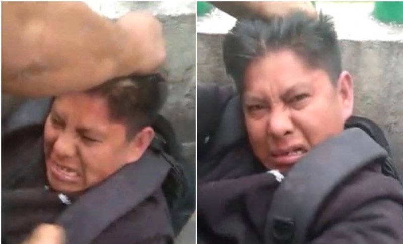VIDEO: Acosador sexual es atrapado en calles de Toluca y le propinan golpiza. 