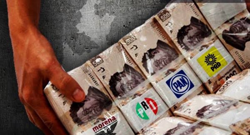 Los partidos políticos dejarán de gastar el dinero del pueblo, les recortarán 74% el financiamiento.