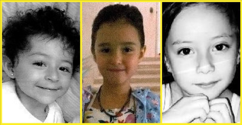 Activan la Alerta Amber para encontrar a Lea, Julian y Julieta, tres niñas de la CDMX. 