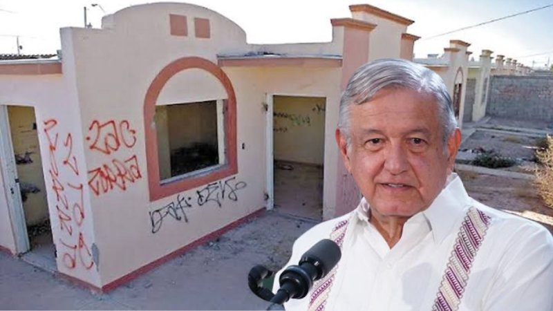 AMLO rescatará las 650 mil viviendas del Infonavit que se encuentran en el abandono.