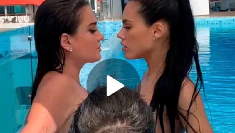 Celia Lora graba candente video con Apolonia Lapiedra, estrella del cine para adultos. 