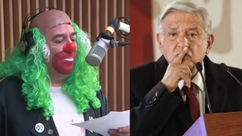 Brozo insulta con todo a AMLO y dice que “Las Mañaneras” son un teatro. (VIDEO)