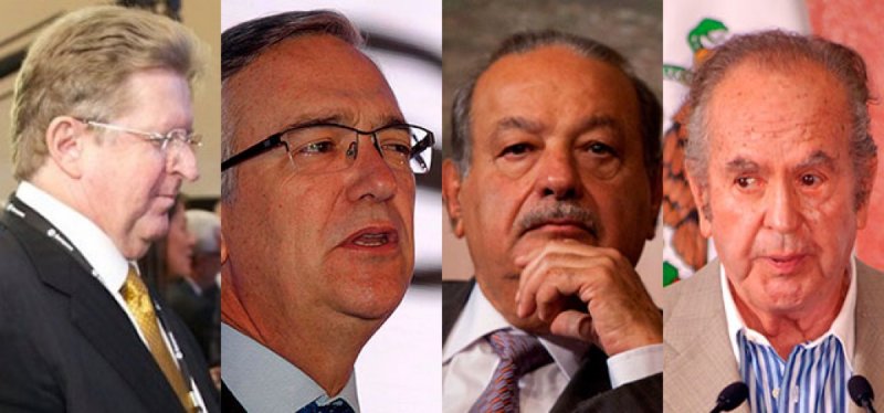 Pública Forbes la lista de los más millonarios mexicanos, ellos son: 