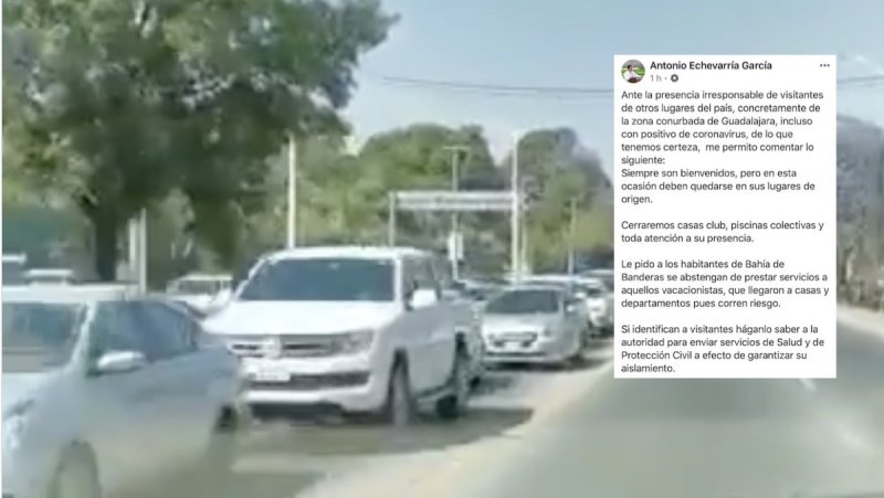 Gobernador de Nayarit denuncia que tapatíos con Covid19 llegan de vacaciones a su estado