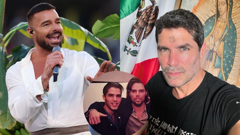 Ricky Martín reacciona a rumores de que Verástegui terminó con Araceli Arámbula por él 