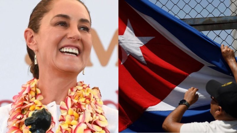 Sheinbaum dona 20 mil pesos a Cuba y aclara que fue una decisión personal