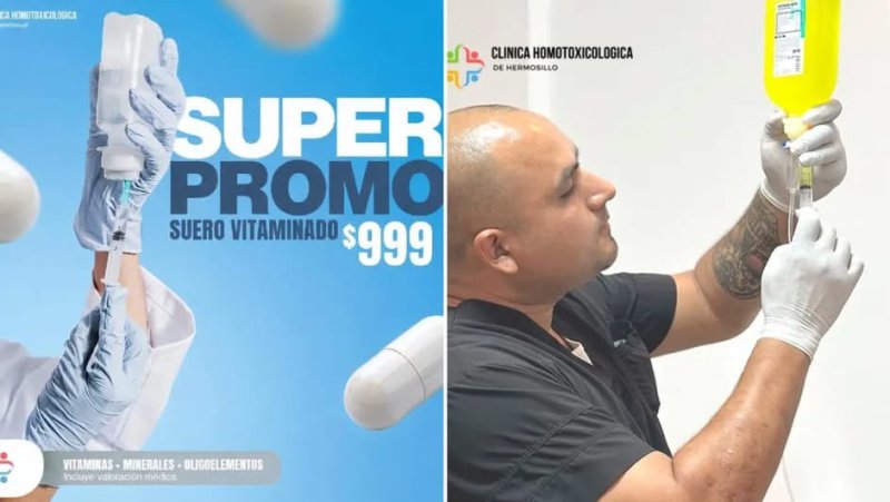 publicaciones/“Súper promo”: Sueros vitaminados en Sonora eran vendidos por 999 pesos 