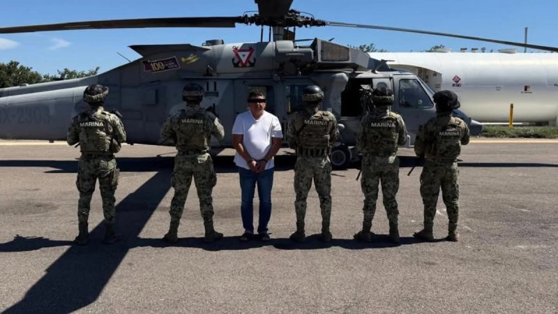 Difunden video del momento exacto en que la Marina captura a “El Jardinero”, líder del CJNG