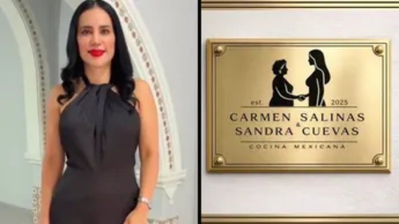 Sandra Cuevas prepara la reapertura de restaurante en homenaje a Carmen Salinas