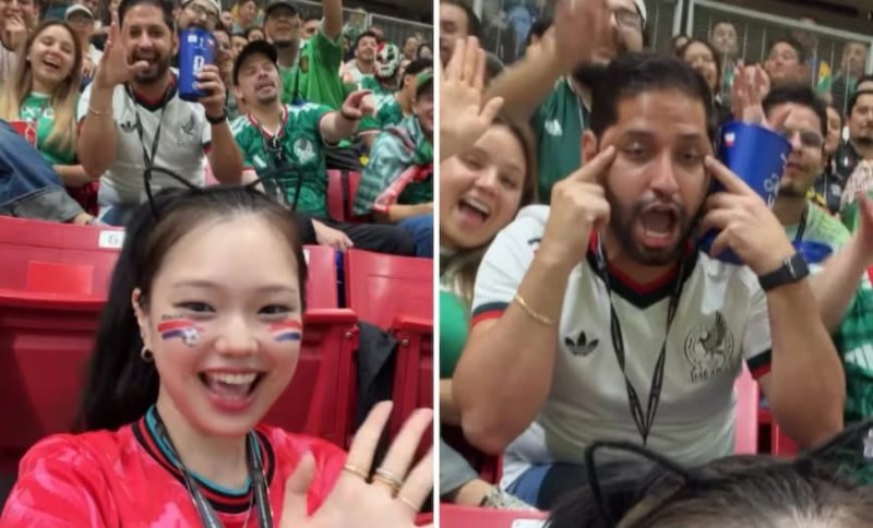 Influencer surcoreana denuncia discriminación durante partido en Guadalajara