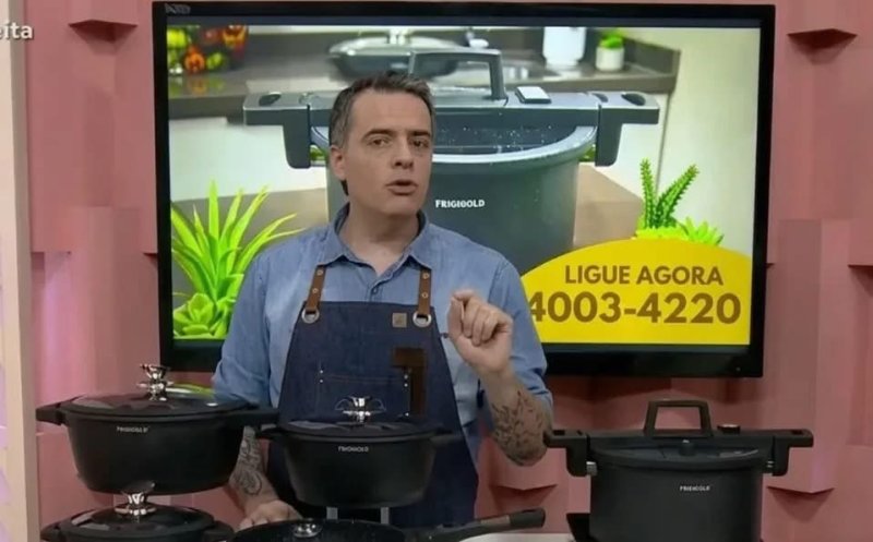Chef Leonardo Roncon sufre explosión de olla de presión en pleno programa en vivo 