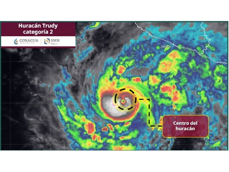 ¿Trudy será un monstruo?: El huracán podría alcanzar la categoría 4 en las próximas horas