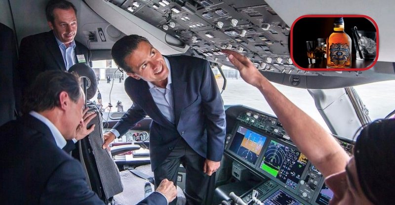 Peña Nieto y su gabinete se tomaron 746 botellas de vino a bordo del avión presidencial.
