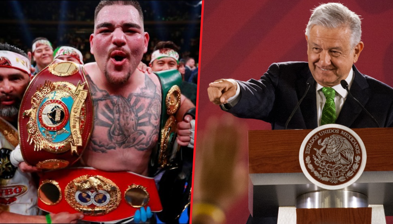 AMLO felicita a su tocayo Andy Ruiz por 