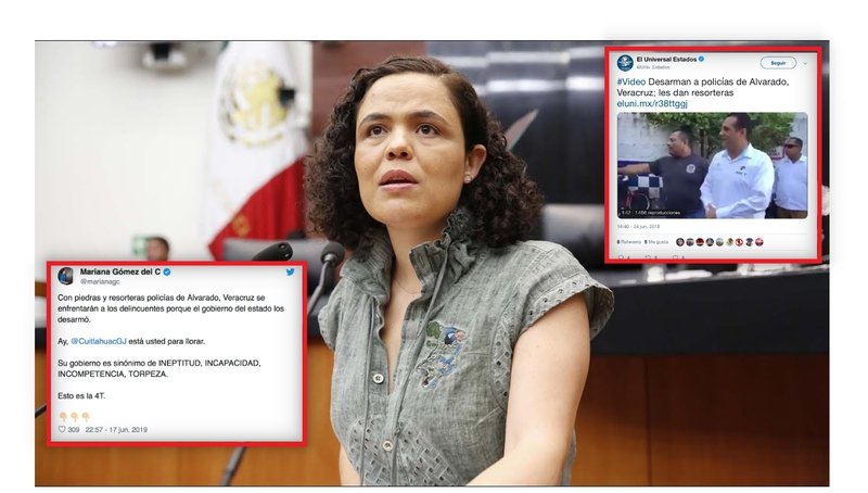 Sobrina de Calderón intenta trolear a gobernador de Veracruz y termina siendo una bufona en redes.