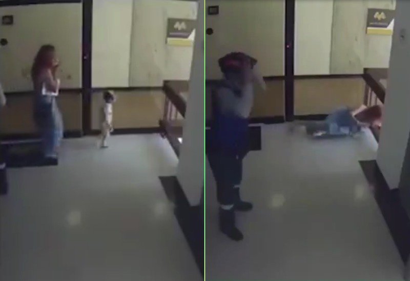 Mujer casi pierde a su hijo por atender el celular (VIDEO)