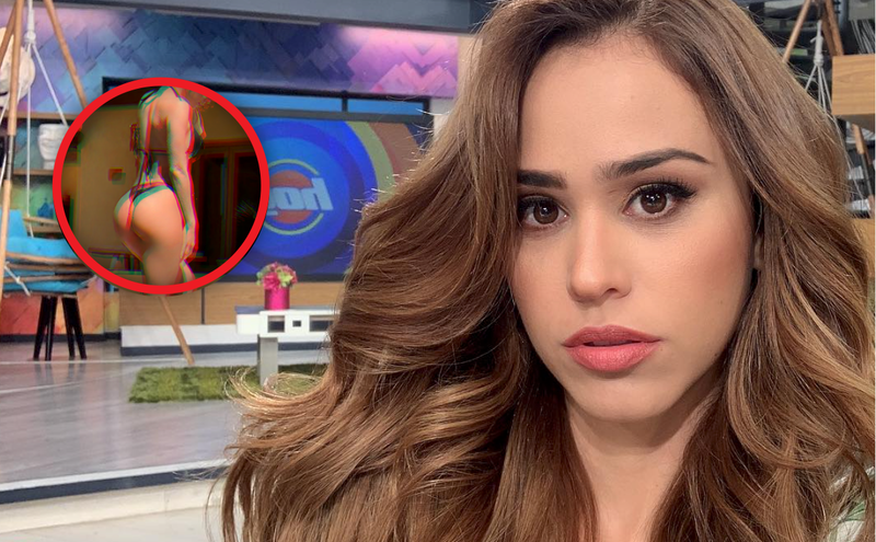 Yanet García presume sus curvas con diminuto traje de baño.