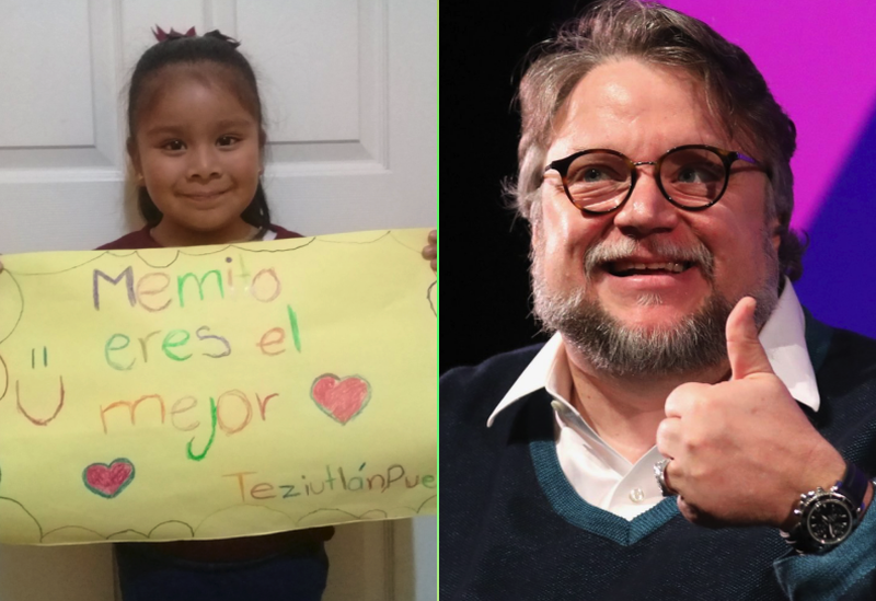 Pequeña envía mensaje de agradecimiento a Del Toro y así respondió él