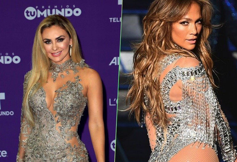 Aracely Arámbula le hace competencia a JLO usando apretados leggins