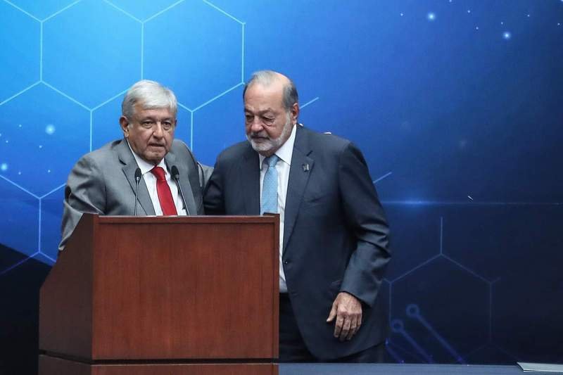 “Creo que lleva siete meses y la situación que le dejaron fue muy complicada”, dice Slim