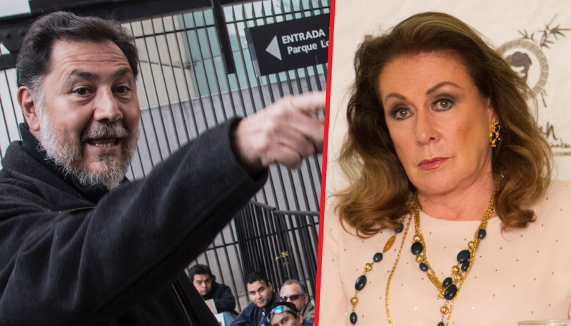 Noroña le responde a Laura Zapata: 
