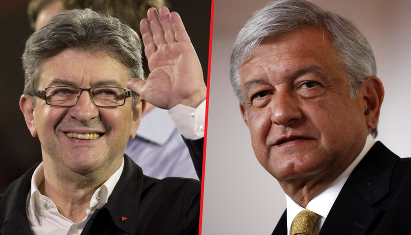 El líder de la izquierda en Francia, Jean-Luc, quiere aprender todo de AMLO.