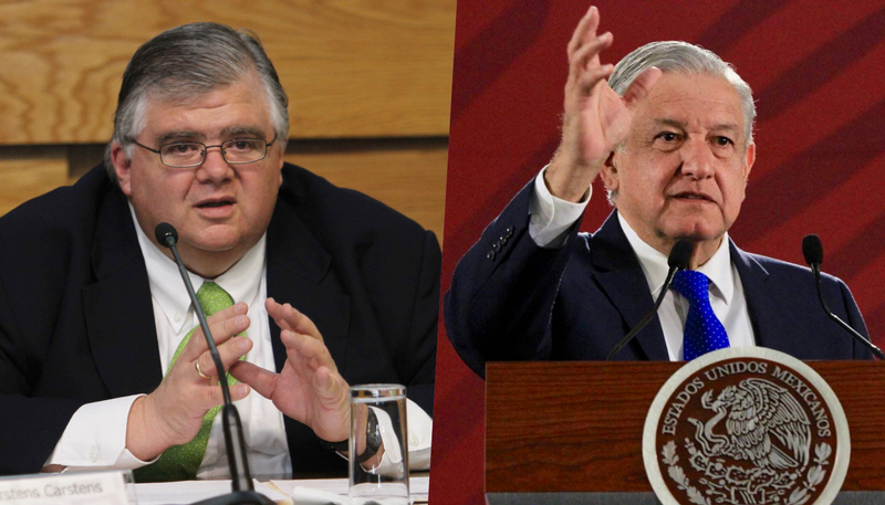 Carstens repartía “moches” en Hacienda: AMLO
