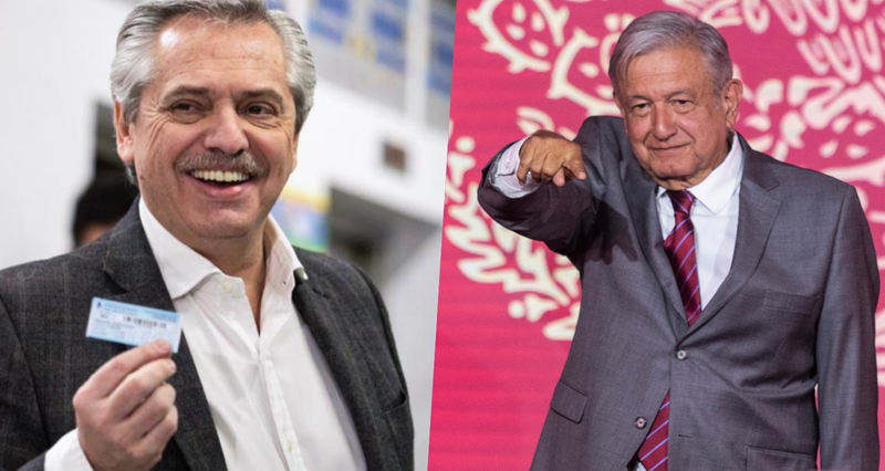 Ganador de elecciones en Argentina, Alberto Fernández cierra filas con la 4T de AMLO. 