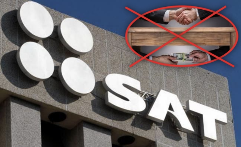 Caen funcionarios del SAT por solicitar sobornos; combate a la corrupción sigue adelante.