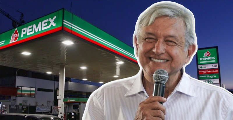 AMLO advierte a empresarios: Si abusan haremos nuestra propia red de gasolineras.